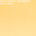 2014 Harley-Davidson Sand Pearl color swatch close up